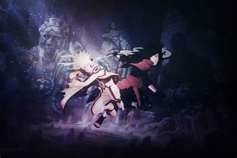 Gambar Wallpaper Naruto Vs Madara - HD Wallpaper