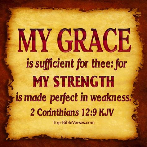 2 Corinthians 12:9 KJV Images | My Grace is Sufficient For Thee