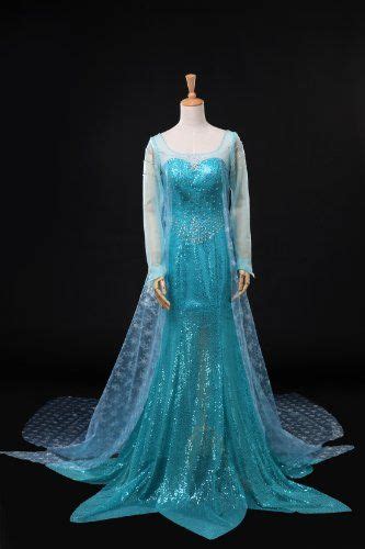 Custom-made Movie Cosplay Costume Princess Elsa Dress from Frozen ...