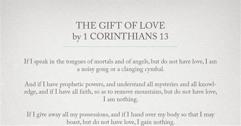 1 Corinthians 13 Wedding Reading | Wedding Ideas 2020