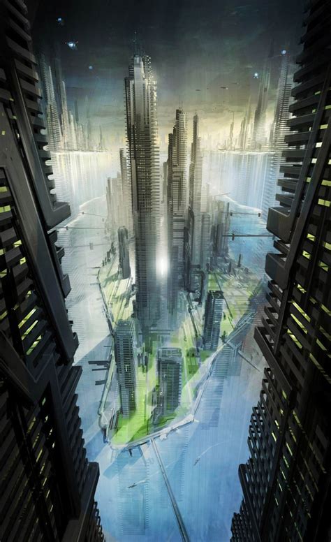 17 Best images about Sci-Fi City Concept Art on Pinterest | Spaceships ...