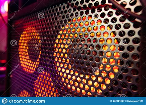 Closeup of Loudspeakers As Surprised Monkey Face Stock Image - Image of ...