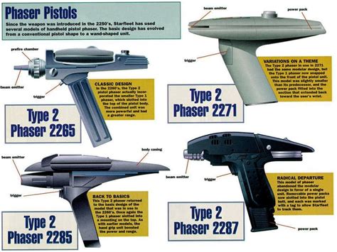 Star Trek: Phasers - The Original Series and Movies | Star trek phaser ...