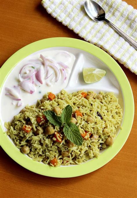 chole biryani - chana biryani Recipe (pressure cooker method) - Swasthi ...