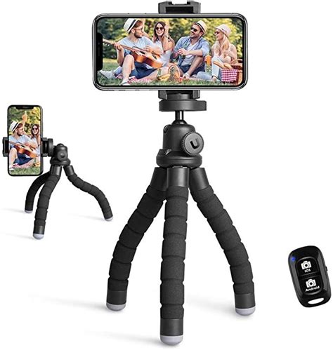 Amazon.com: UBeesize Phone Tripod, Portable and Flexible Tripod with ...