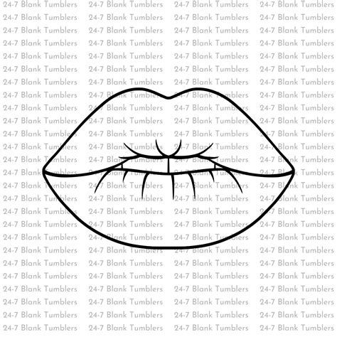 Lips Svg Lips Outline Svg Lips Clipart Svg Lips Cut File - Etsy UK