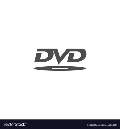 Dvd logo icon design template Royalty Free Vector Image