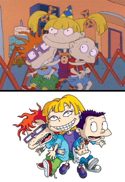 Chuckie Finster, Angelica Pickles, Tommy Pickles Rugrats and All Grown ...