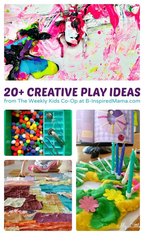 20+ Creative Kids Play Ideas from The Weekly Kids Co-Op • B-Inspired Mama