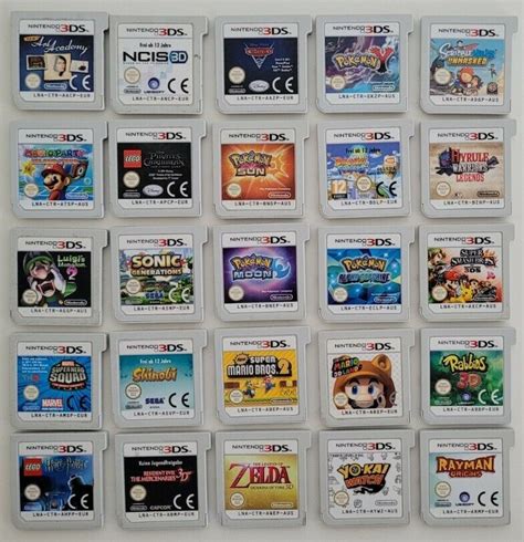 Nintendo 3DS Games - Cartridge Only - Pokemon Mario Zelda Disney Tetris ...