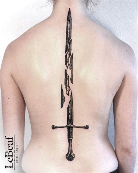 Lord Of The Rings Broken Sword Tattoo - Printable Calendars AT A GLANCE