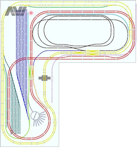 Kato N Scale Track Layouts