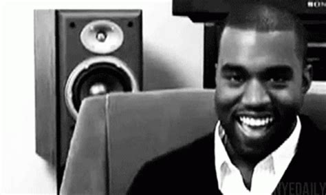 Kanye West Laugh GIF - Kanye West Laugh Smile - Discover & Share GIFs