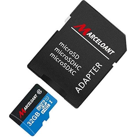 TF Card 32GB, Micro SD Memory Cards Class 10 MicroSDHC UHS-I With ...