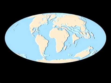 Animation of Pangaea rifting from Tasa Graphics "The Theory of Plate ...