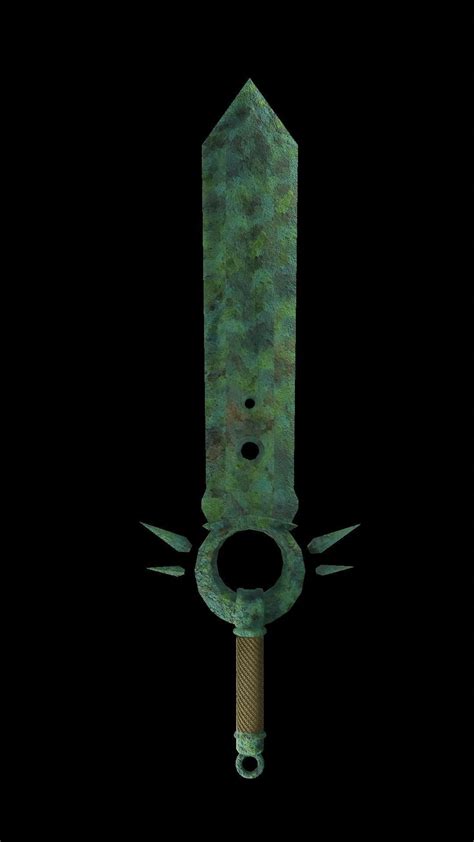 3D model ANCIENT JADE SWORD | CGTrader