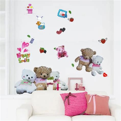 Aliexpress.com : Buy 50*70cm Baby Room Decor Teddy Bear Children's ...