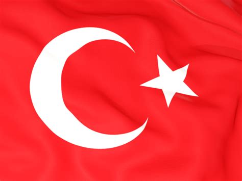 Flag background. Illustration of flag of Turkey