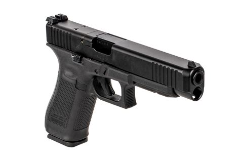 Glock 34 MOS Gen5 9mm Competition 17-Round Polymer Frame Handgun - 5.31 ...