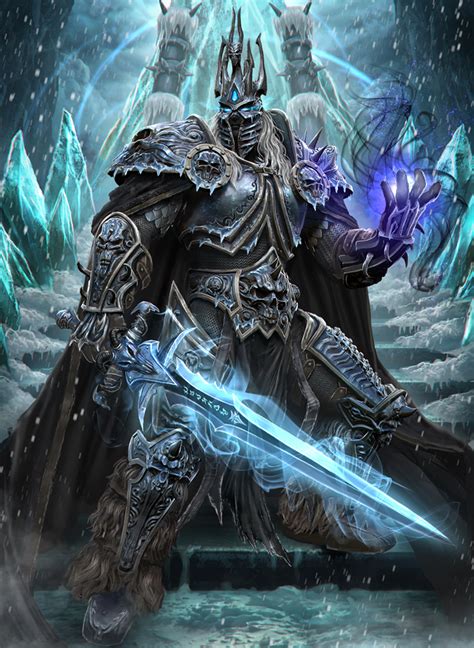 Arthas lich king cosplay armor - Collectibles