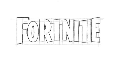 Fortnite Logo Drawing