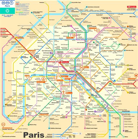 Paris RER And Metro Map With Sightseeings 28208 | The Best Porn Website