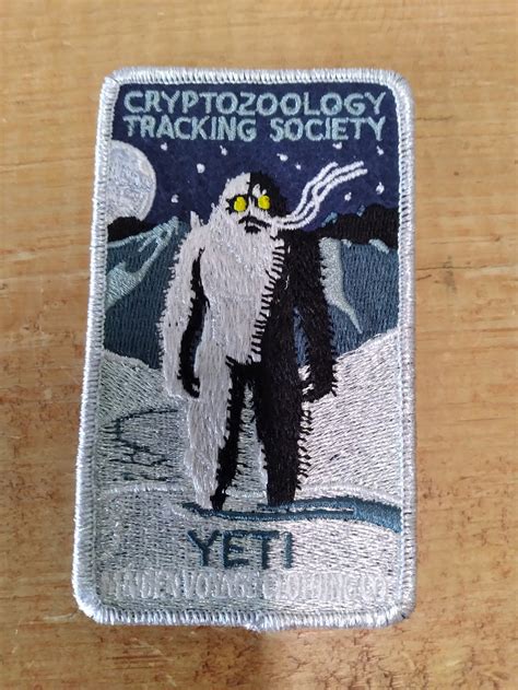 Cryptozoology Tracking Society Yeti Patch