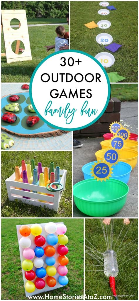 30+ Fun Outdoor Games | Kids party games, Fun activities for kids ...