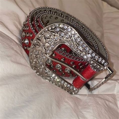 Red BB Simon belt in 2022 | Fashion accessories, Trending accessories ...