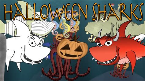 HALLOWEEN SHARKS, BABY SHARK, HALLOWEEN SPECIAL, KIDS SING-ALONG - YouTube