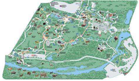 Printable Bronx Zoo Map