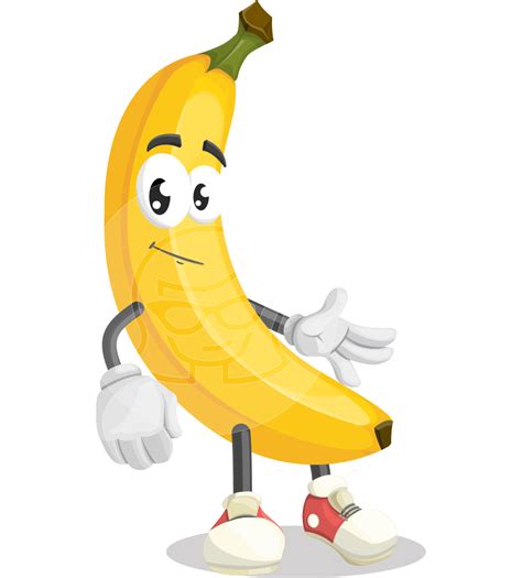 Cute Banana Cartoon Vector Character | GraphicMama