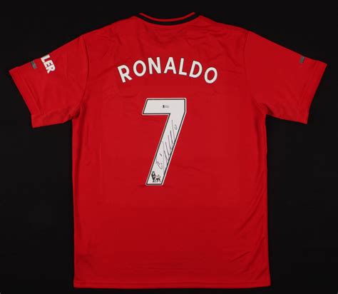 Cristiano Ronaldo Signed Manchester United Jersey (Beckett COA ...