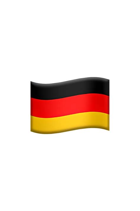 the flag of germany is flying in the wind