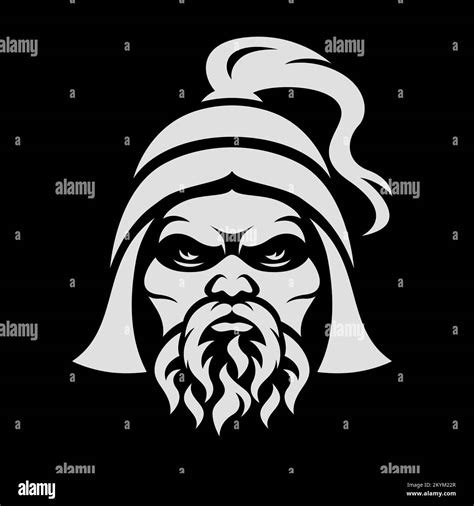 Modern king Genghis Khan logo Stock Vector Image & Art - Alamy