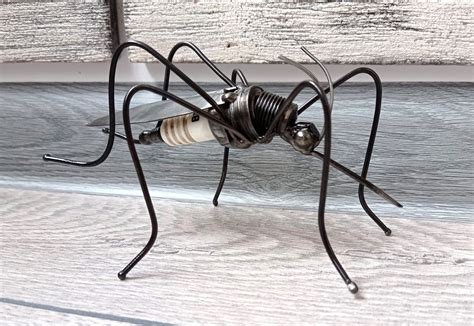 Metal Sculpture Mosquito. Mosquito Statuette. Mosquito Spark - Etsy