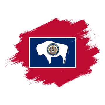 Wyoming State Silk Flag Usa Flag State Vector, Usa, Flag, State PNG and ...