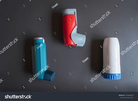 Different Types Asthma Inhalers Stock Photo 1963083628 | Shutterstock