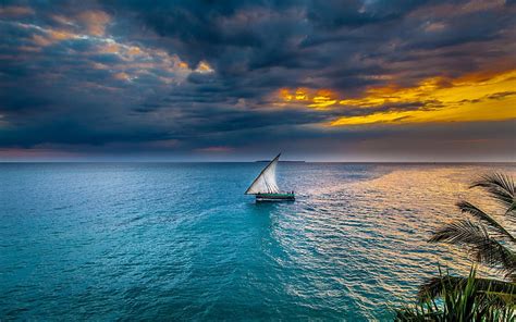 HD wallpaper: brown wooden sailboat, sea, China, water, nautical vessel ...