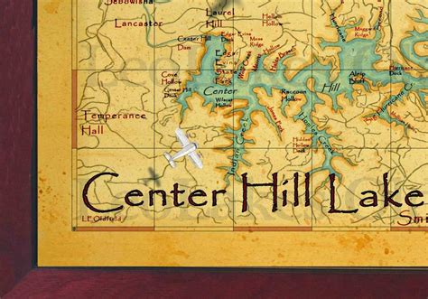 BaitRageous: Center Hill Lake Map