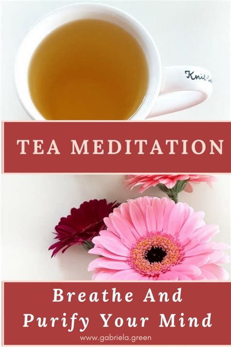 Tea Meditation: Breathe And Purify Your Mind - Gabriela Green