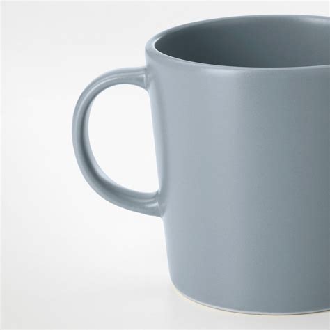 DINERA Mug - grey-blue - IKEA