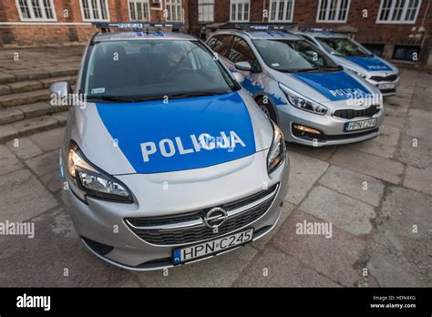 Polish police car hi-res stock photography and images - Alamy