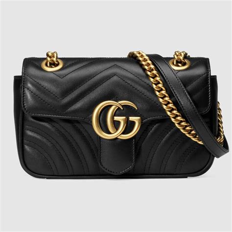 Gucci GG Women GG Marmont Matelassé Mini Bag in Matelassé Chevron ...