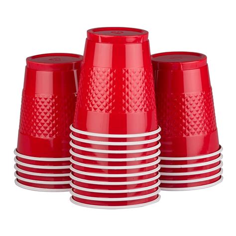 JAM Bulk Plastic Cups, 12 oz, Red, 200 Cups/Box - Walmart.com - Walmart.com