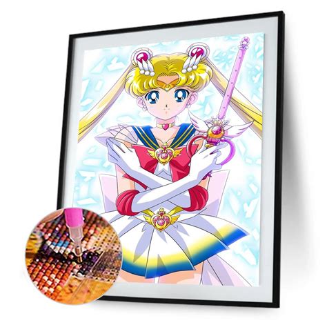 Sailor Moon - Full Round Diamond Painting 30x40cm