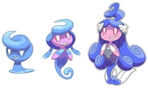 Fakemon: Pudde (Water) and Aquary (Water/Fairy) and Merquarell (Water ...