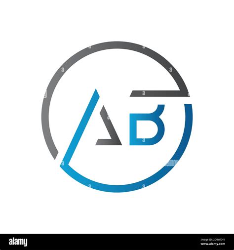 Initial AB letter Logo Design vector Template. Creative Letter AB Logo ...