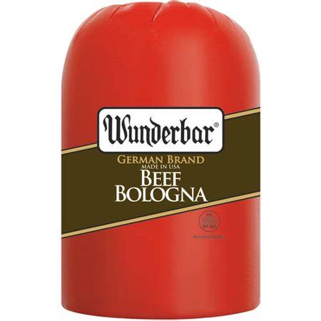 Wunderbar German Brand Beef Bologna, Deli Sliced - Walmart.com