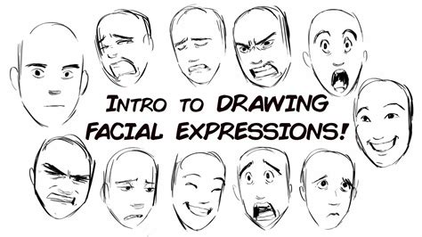 Drawing Genuine Facial Expressions (Part1) - YouTube